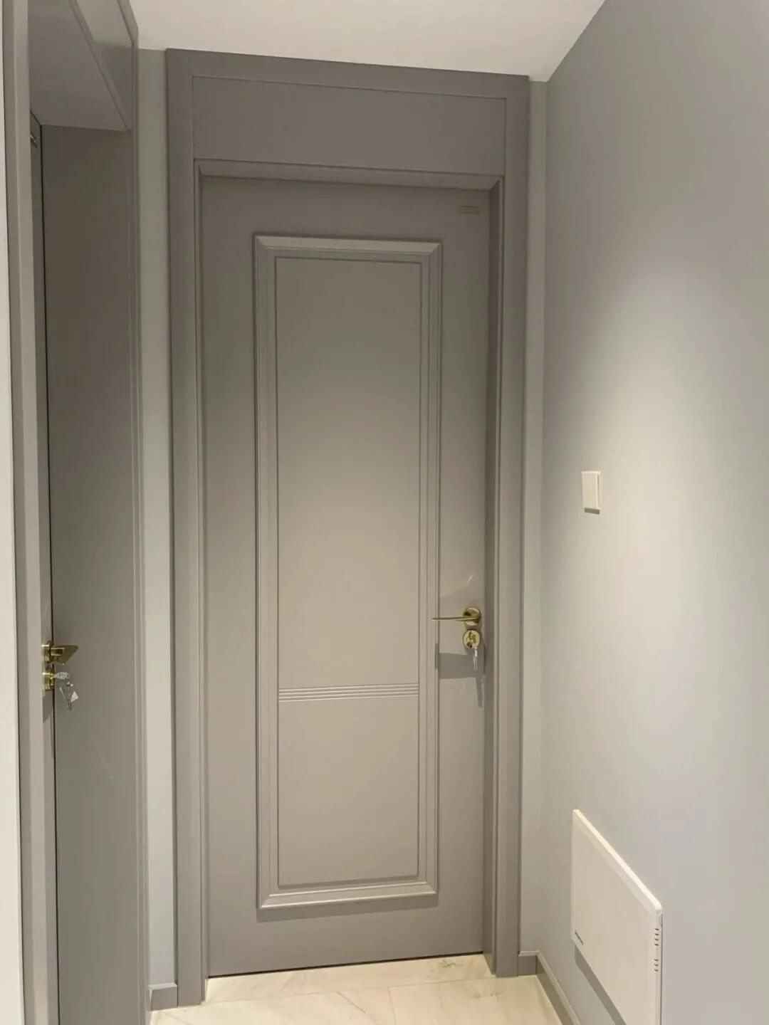 白墙搭配什么颜色木门,房间木门颜色搭配效果图