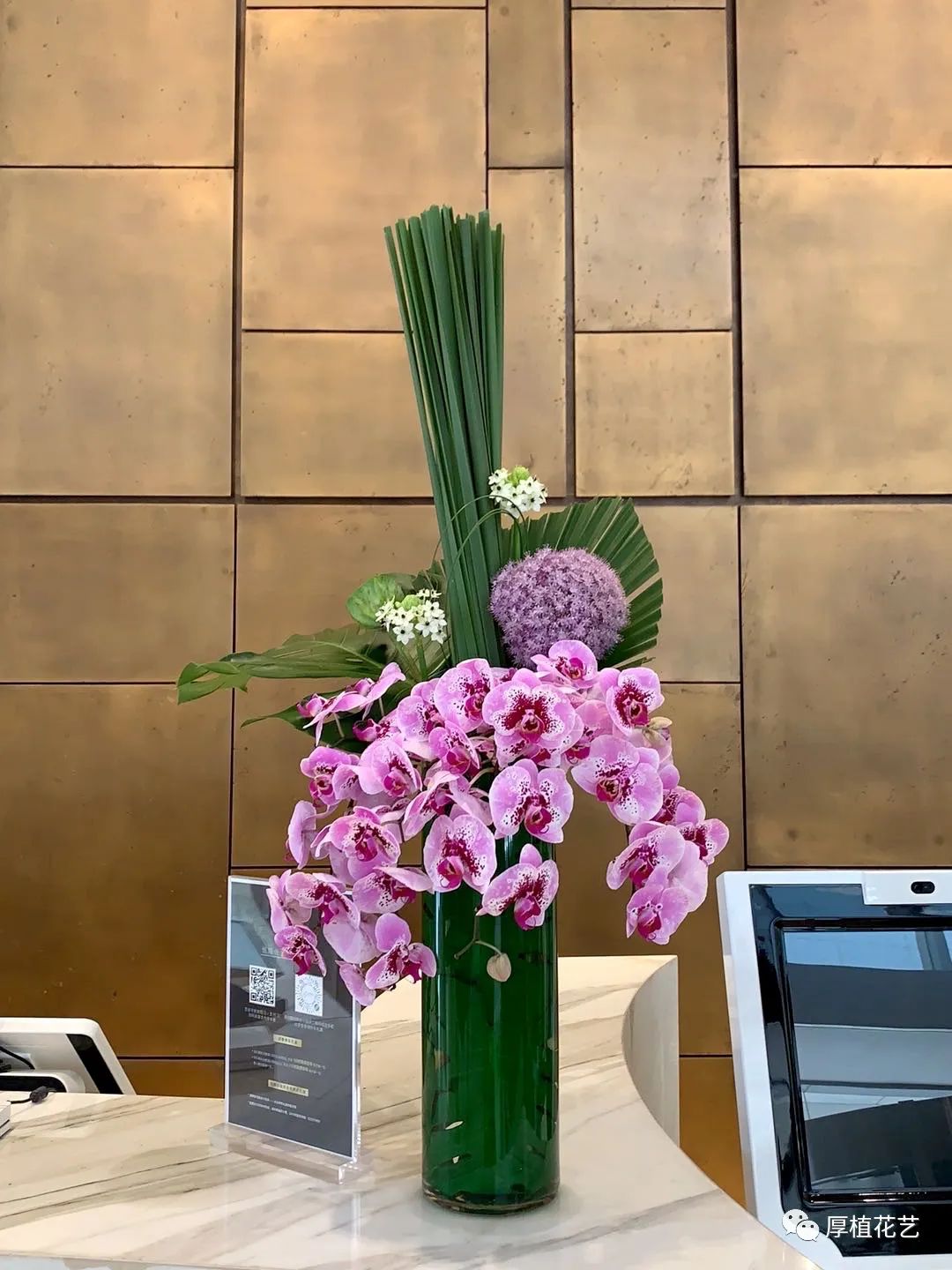 商务前台鲜花,前台花选择