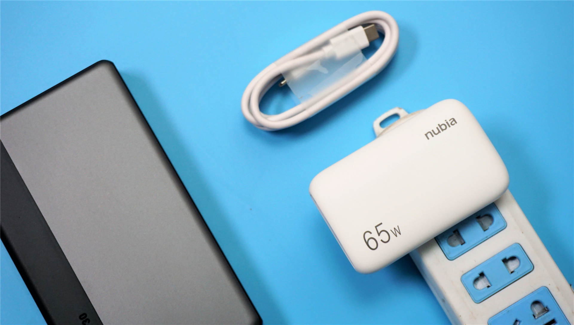 努比亚65W氮化镓充电器测评,努比亚65W快充头测评