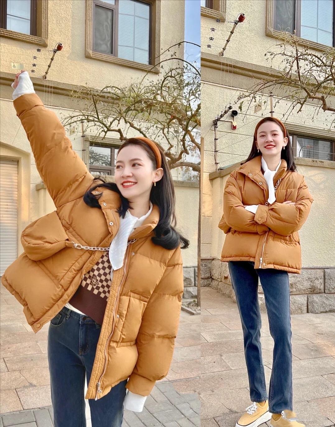 冬天穿羽绒服暖和,冬天穿裤子好看又保暖