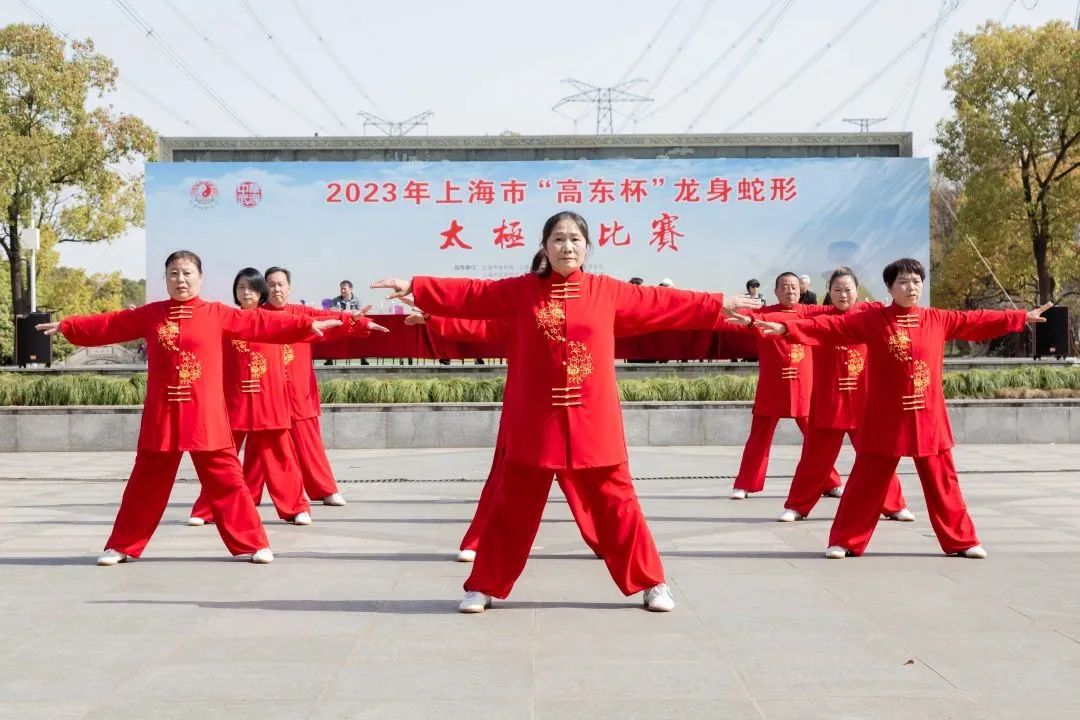 2023年“高东杯”龙身蛇形太极拳比赛在高东公园圆满举行