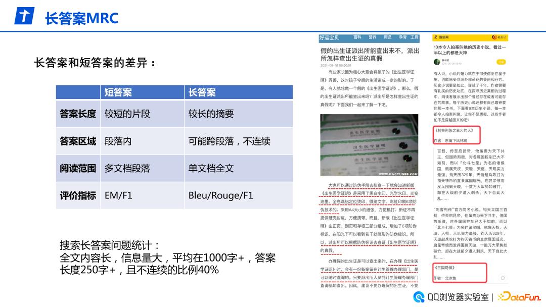 QQ浏览器搜索中的智能问答技术