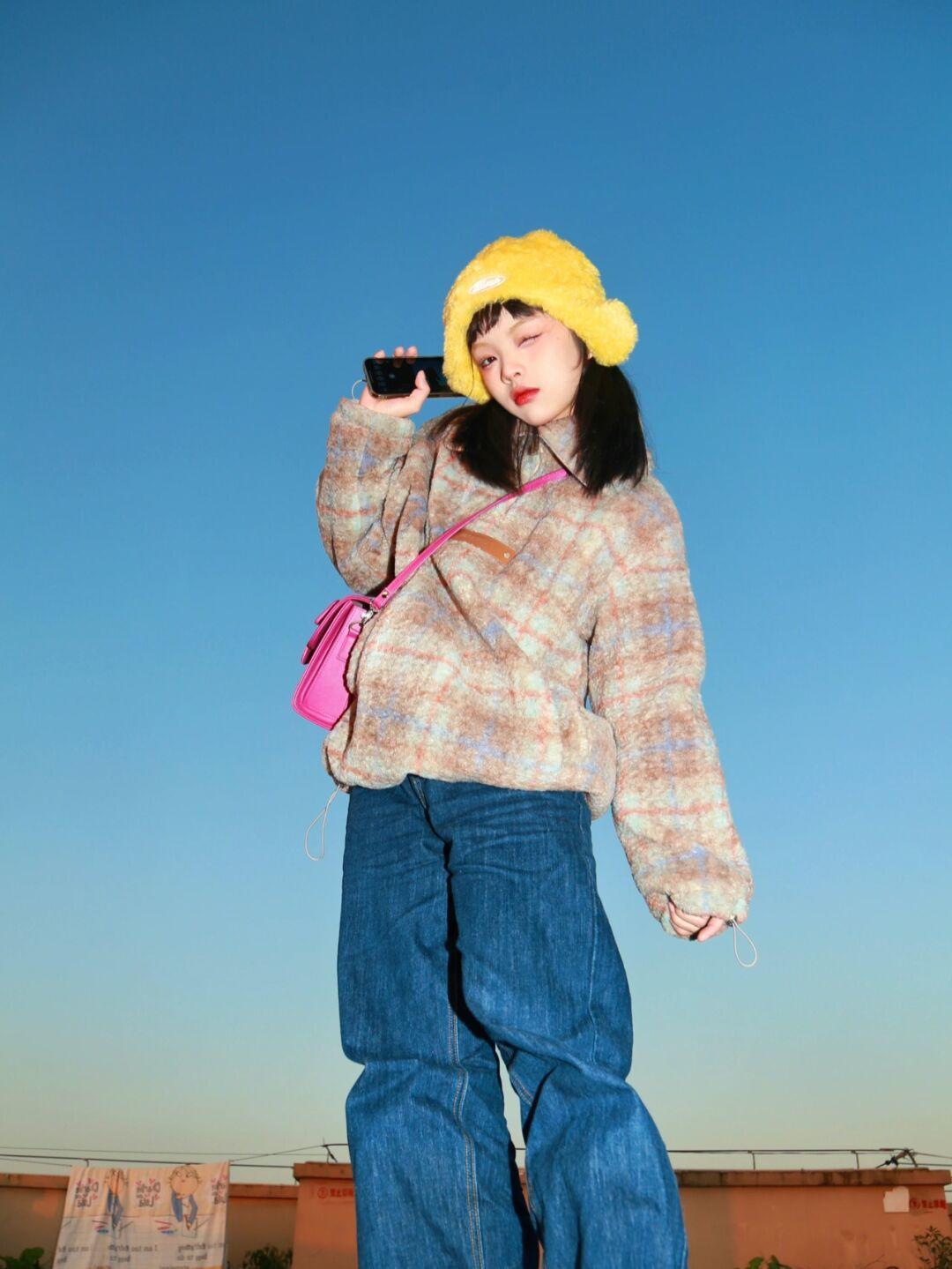 软糯羊羔绒外套,软软糯糯毛绒绒外套