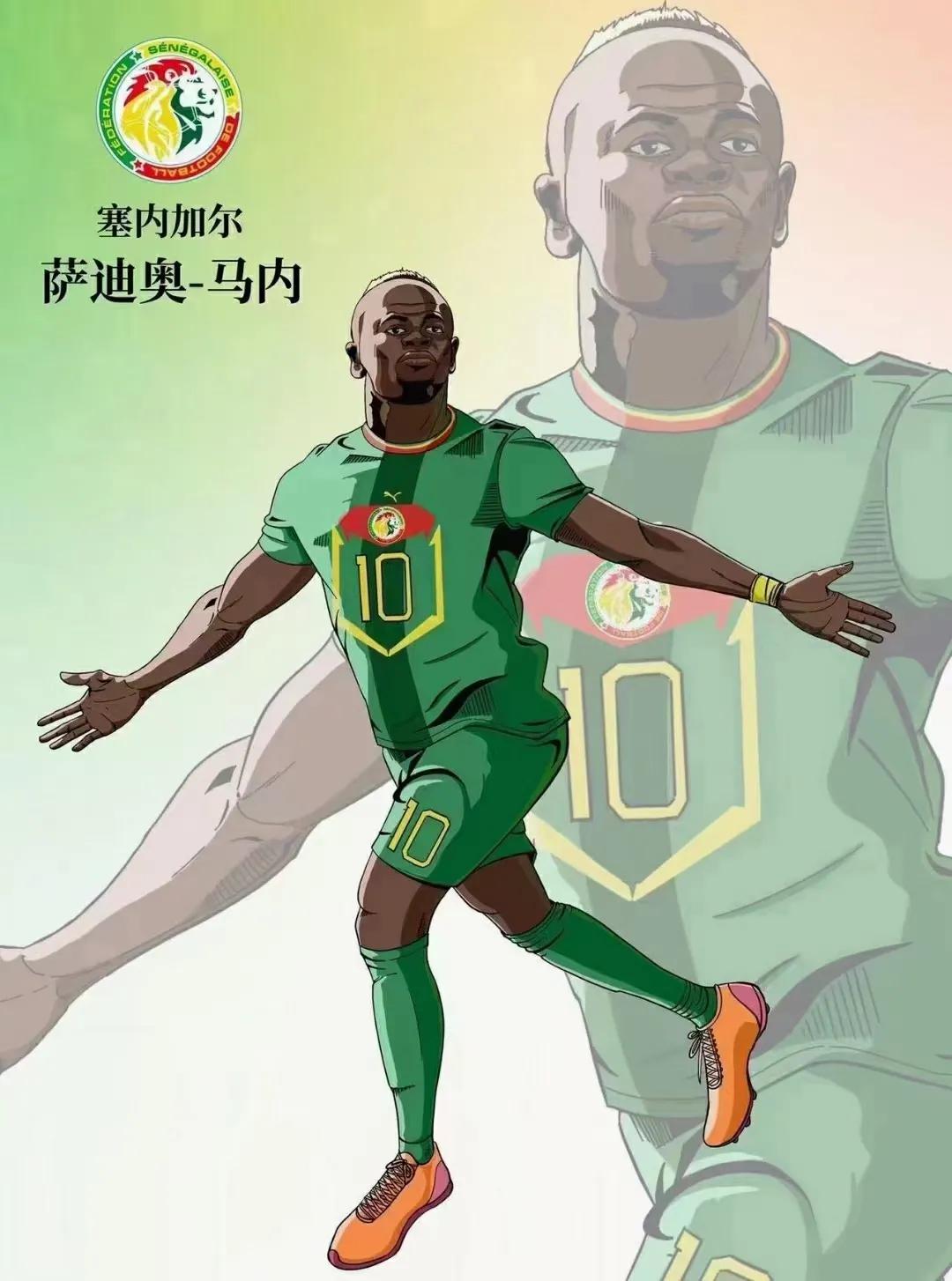 世界杯球星手绘图片,世界杯足球比赛插画