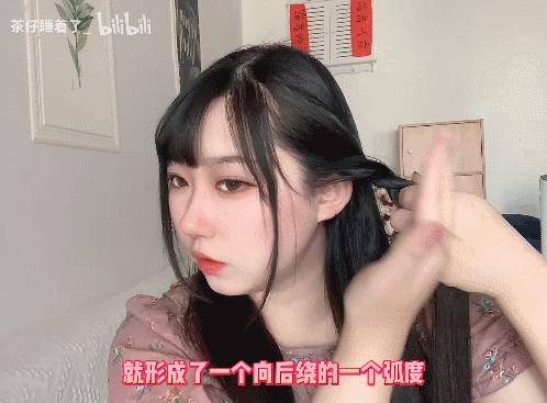 波浪卷发简单编发,晚上编发一夜变人鱼卷发