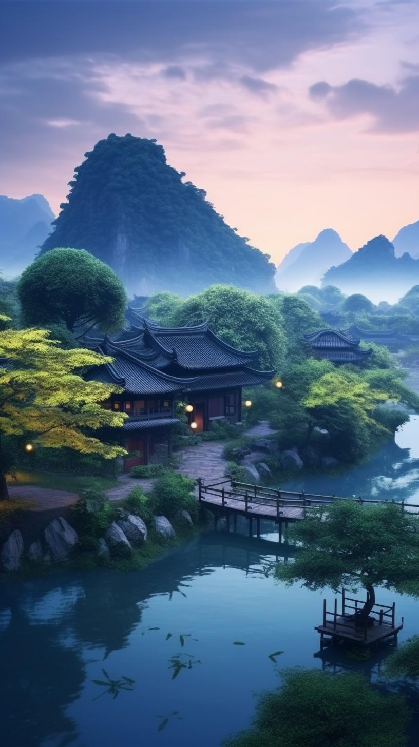 手机壁纸高清仙气清新唯美古风,绝美古风手机意境壁纸