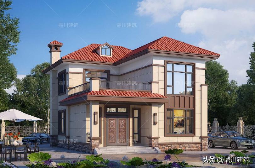 简单实用美观的三层农村房图,最简单农村二层房实图