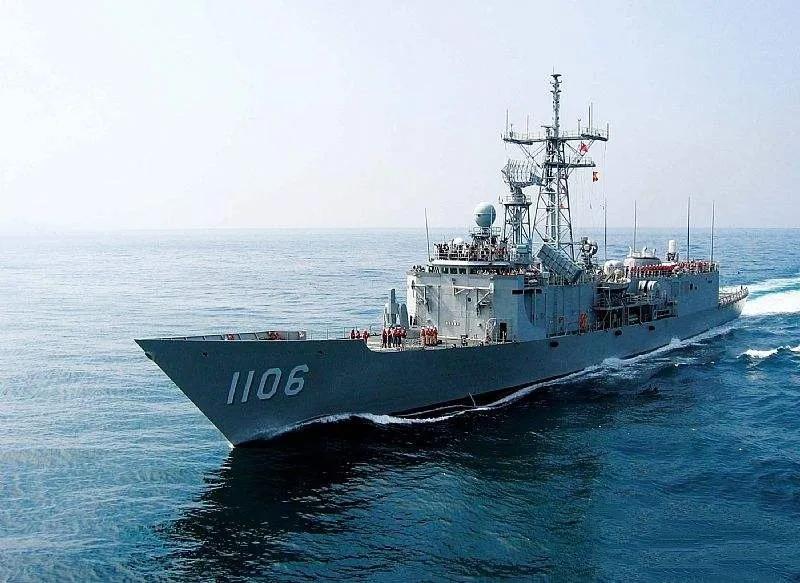 台湾海军军舰生锈视频,台湾锈迹斑斑的护卫舰