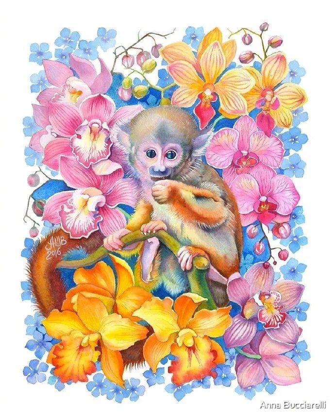 大神级水彩作品看完肯定不后悔,40张笔触狂放的水彩