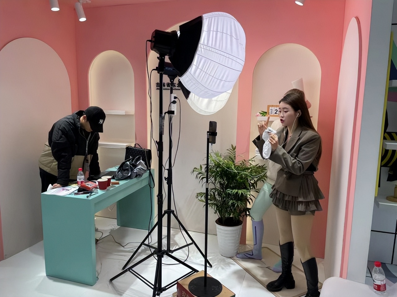 参加袜业博览会的前期准备,东北袜业袜交会