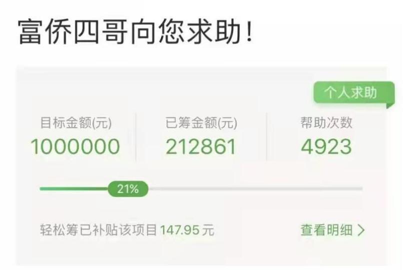郭家富众筹治病,重庆富豪郭家富靠洗脚发家致富