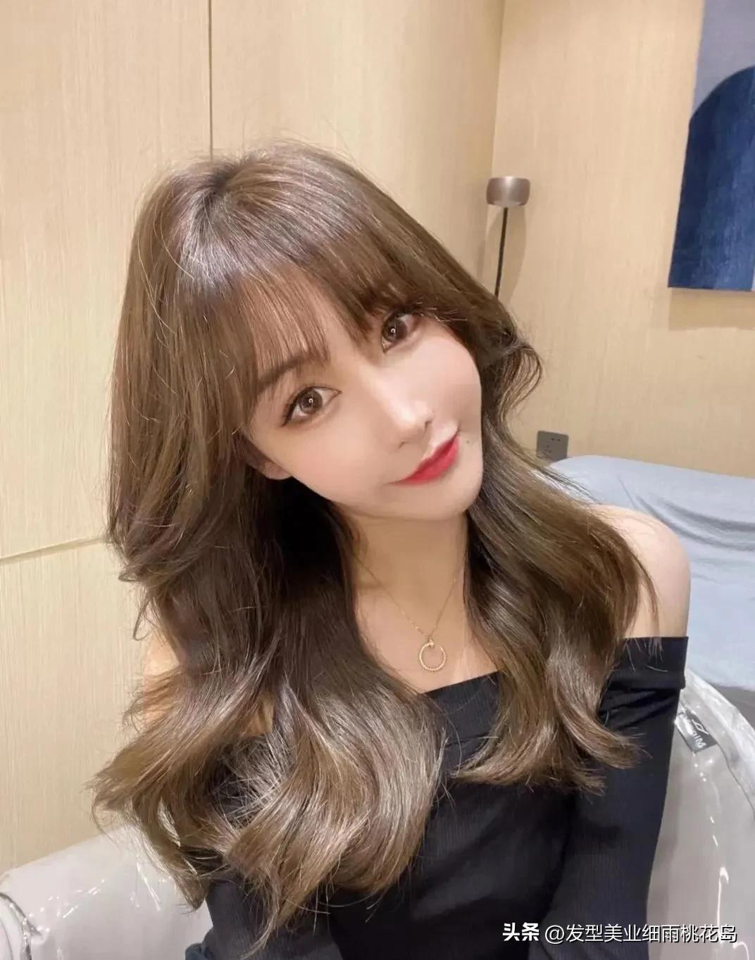 中长发似卷非卷空气烫,法式卷烫中长发小卷
