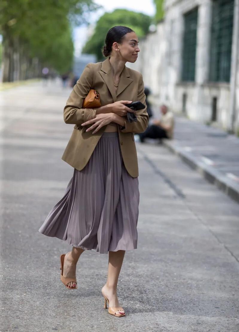 迷笛裙优雅气质,迷笛裙的最佳搭配图片