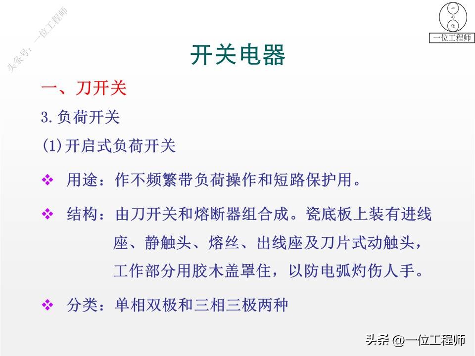 常见的低压电气元件与结构图,低压电气元件实物讲解