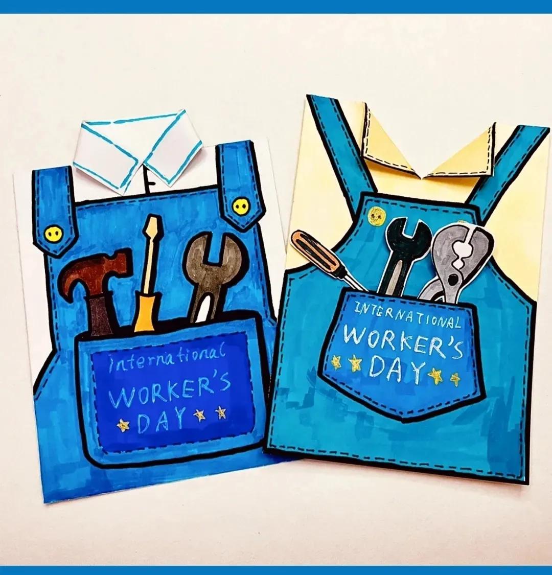 20多款劳动节主题手抄报及儿童绘画作品,假期给娃安排上。