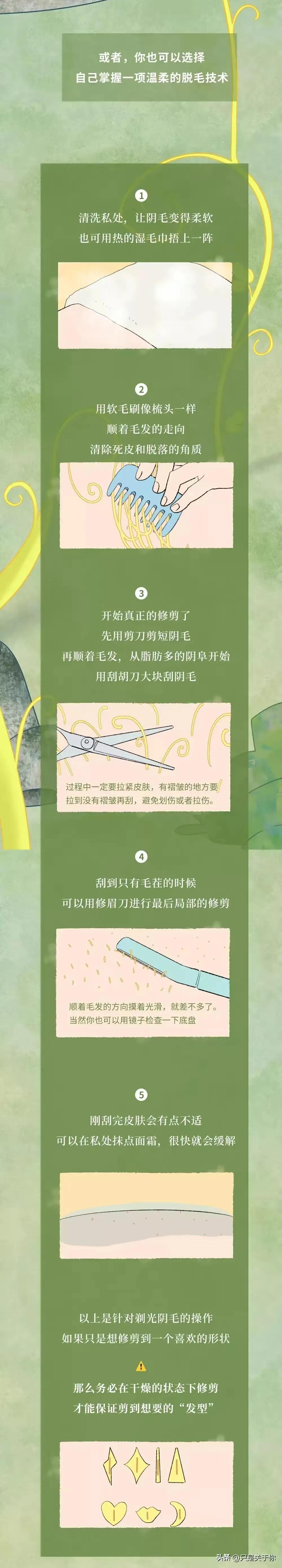 漫画：男女*处私**脱毛指导