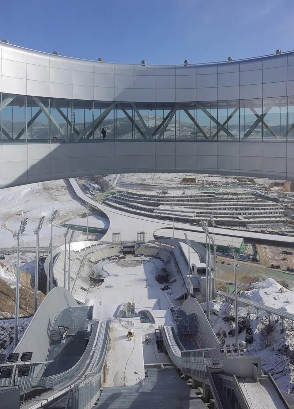 张家口跳台滑雪中心,张家口崇礼跳台进展情况