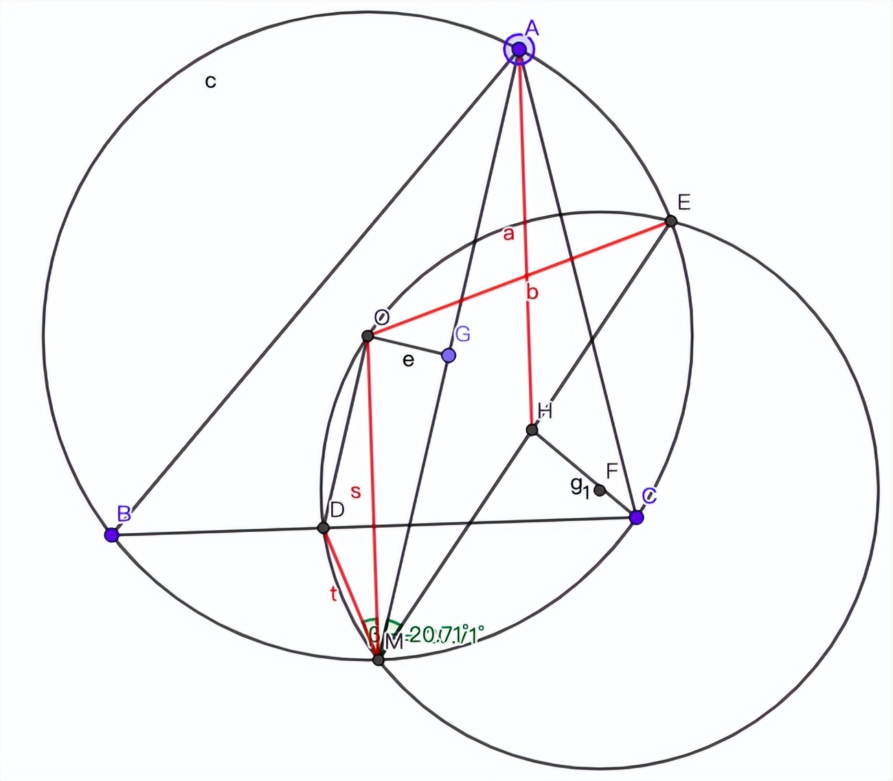 一道关于垂心的数学竞赛题