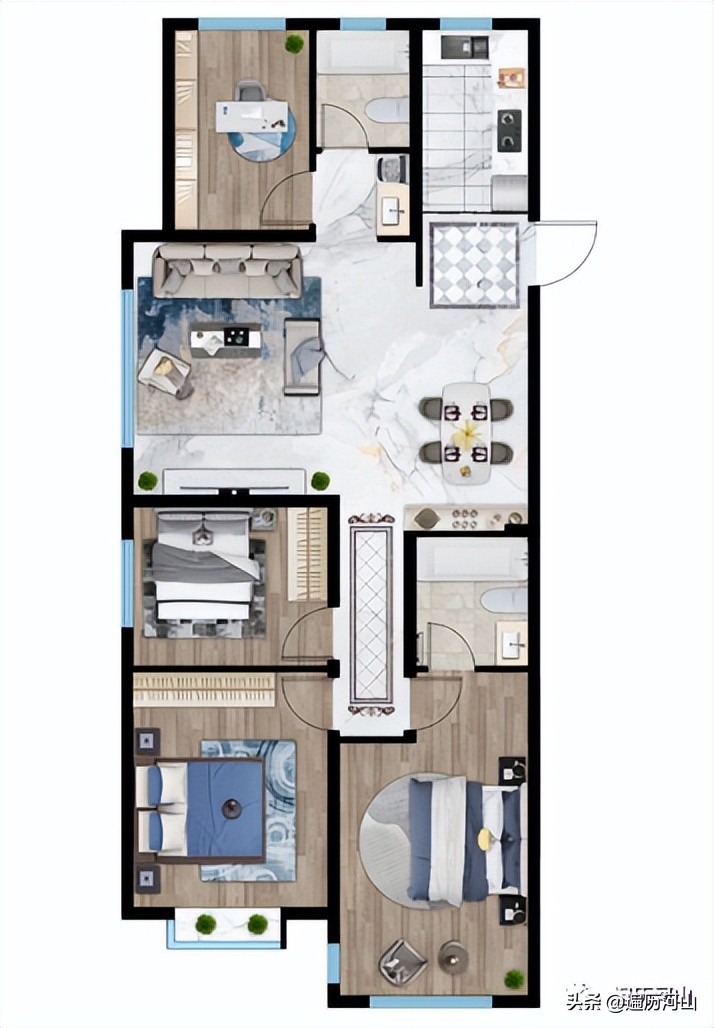 融城胶州七期户型图,胶州融城7期样板房