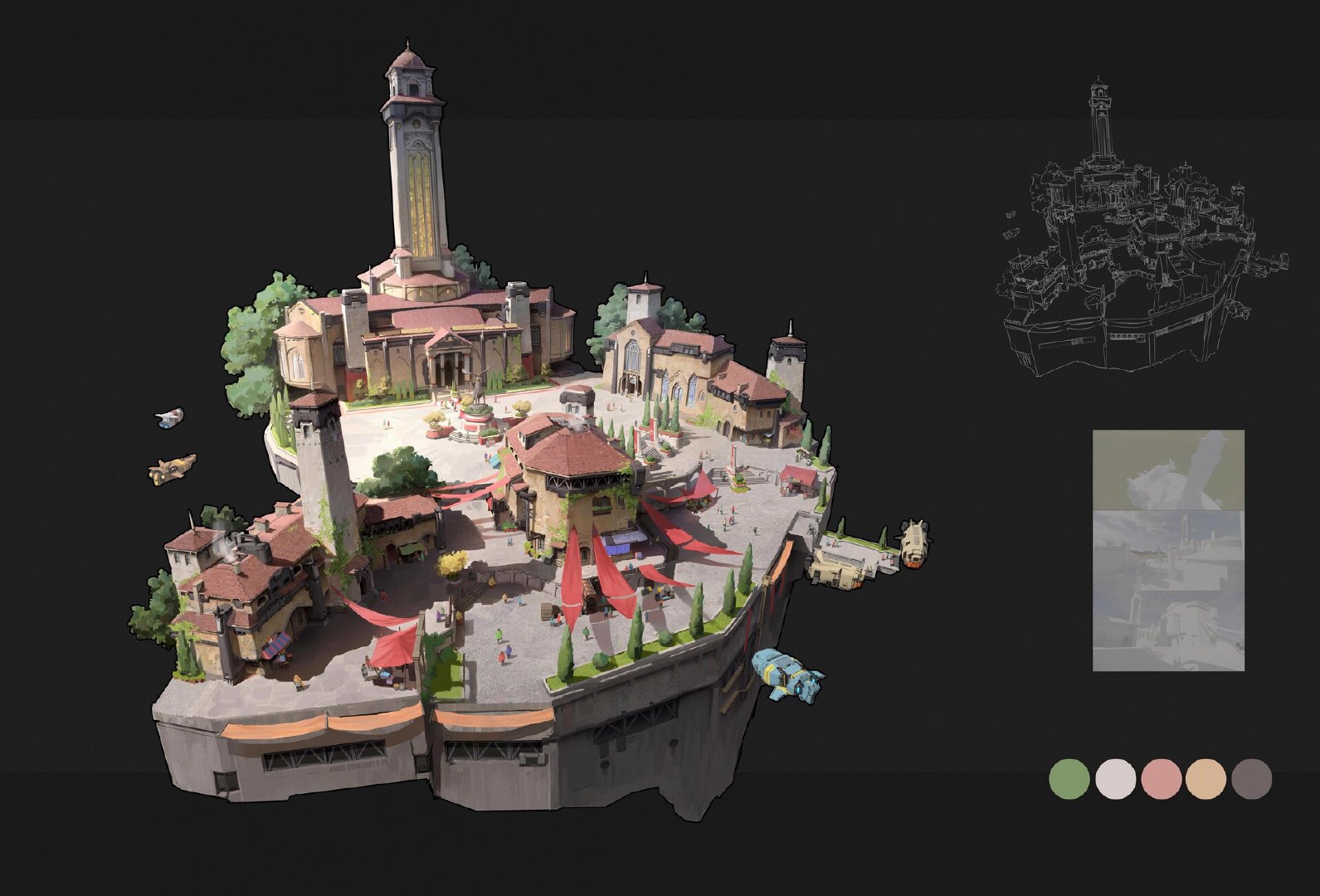 水果和建筑结合的创意图,水果与建筑创意图