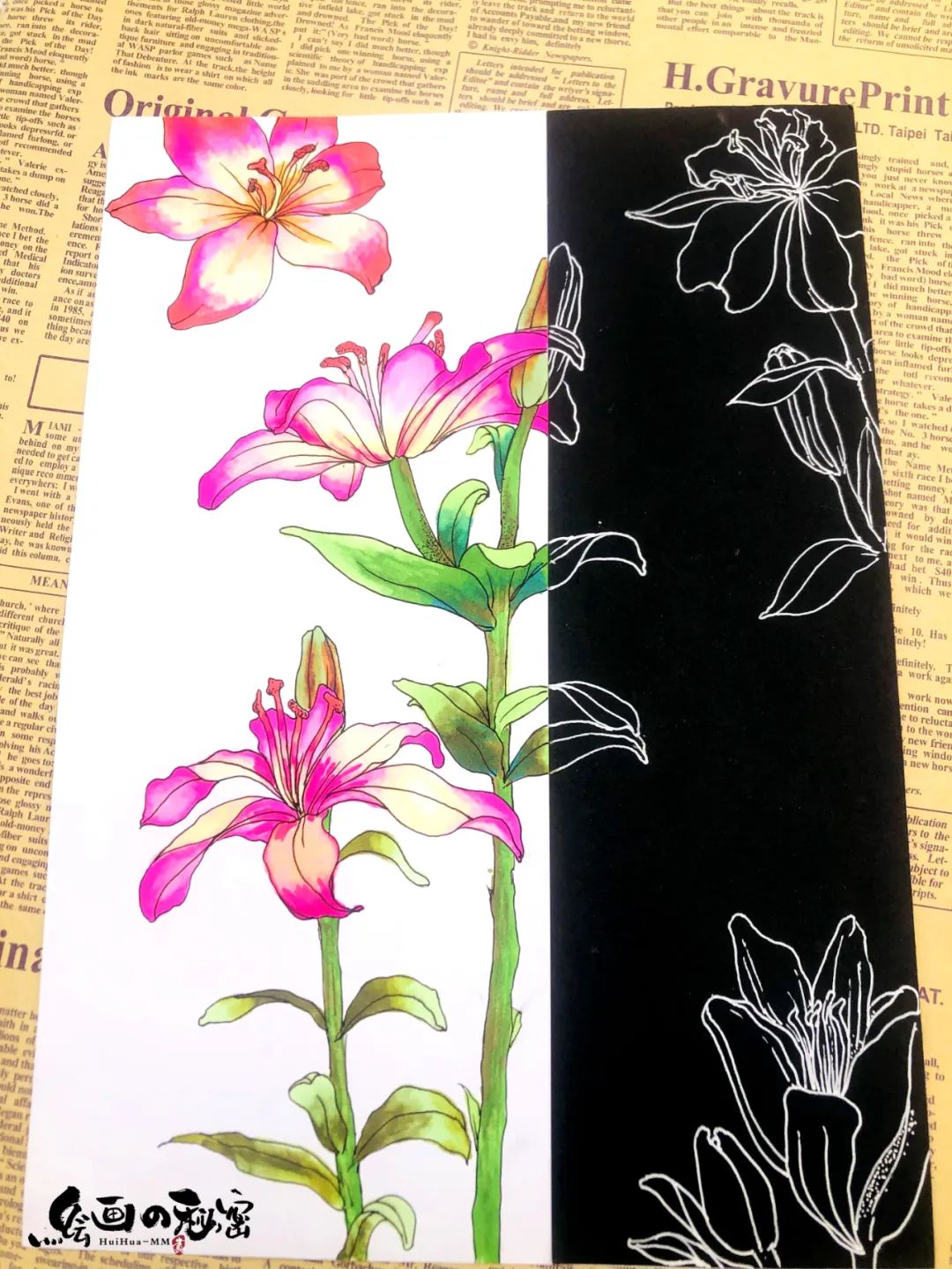 百合花折纸,百合花养殖方法