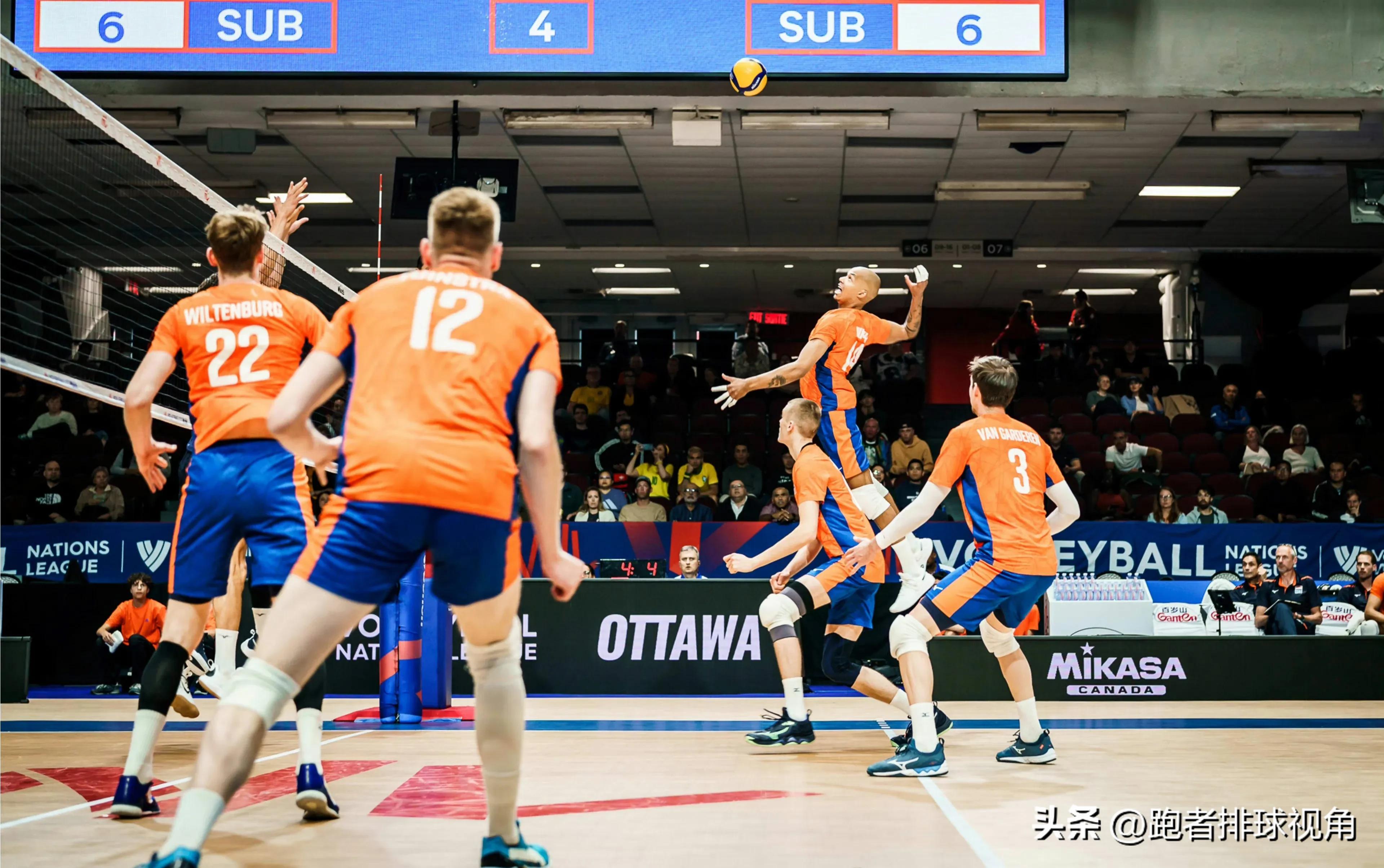 一拖五！一点攻劣势尽显，美国男排大胜欧洲劲旅，江川队友11分