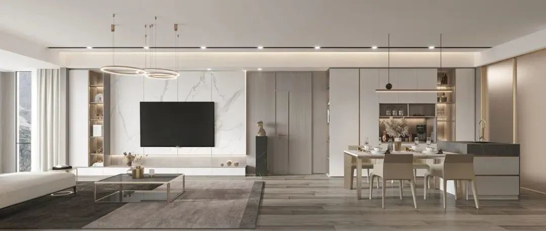 门墙柜一体装修效果图流行吗,现代门墙柜一体化设计推荐