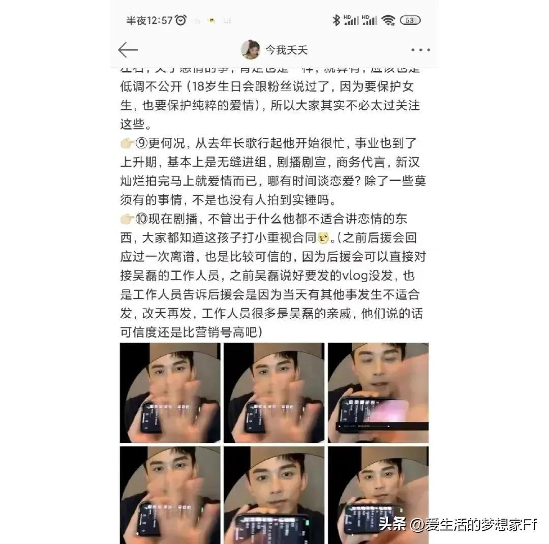 吴磊徐静蕾,吴磊与85年小花的绯闻