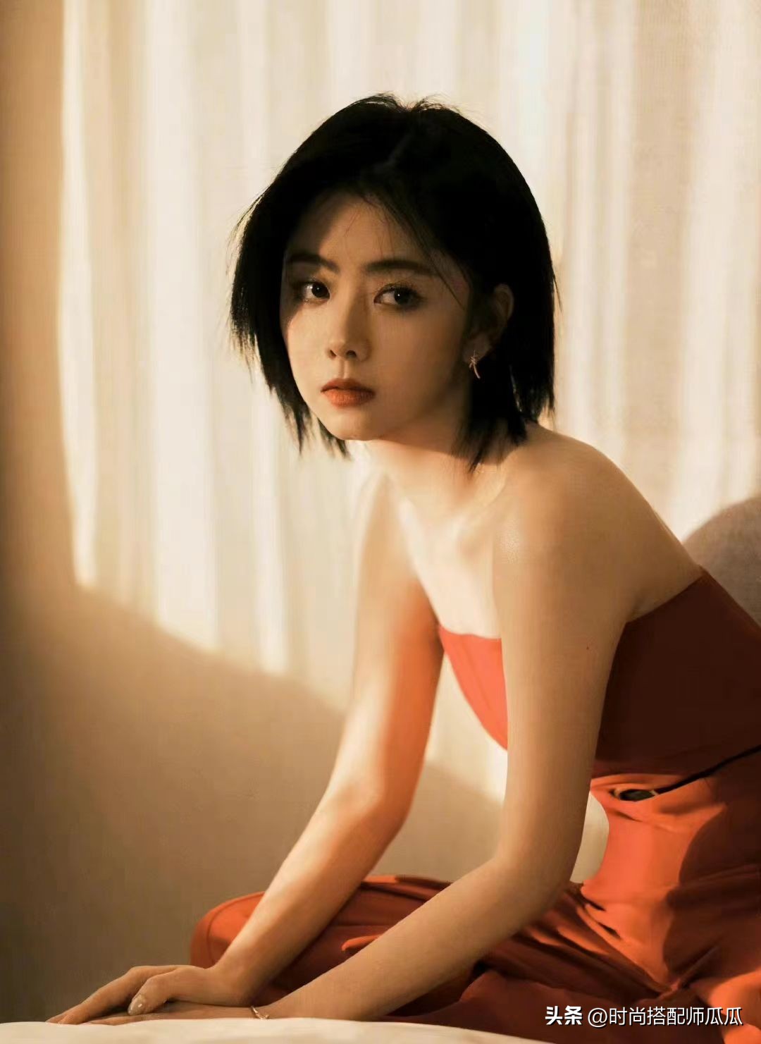 圆脸女生羊毛卷显老,适合长脸女生的减龄羊毛卷