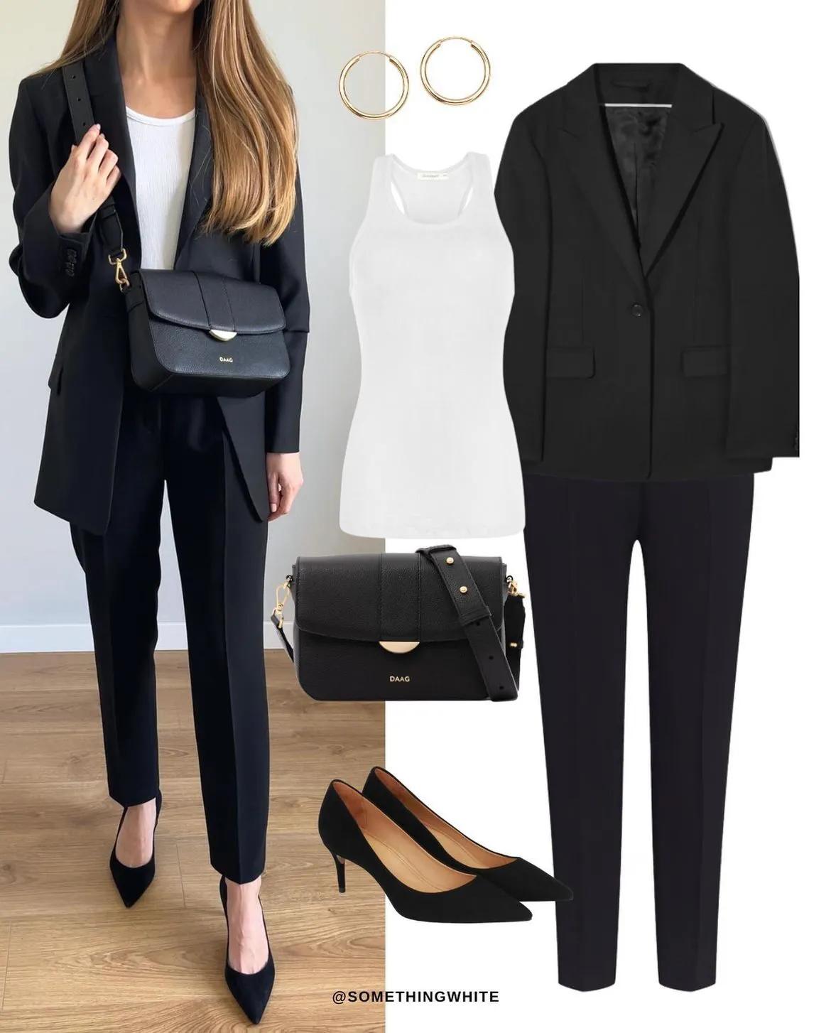 近50套经典实用的基础款穿搭来啦,10件百搭又时髦的秋冬穿搭