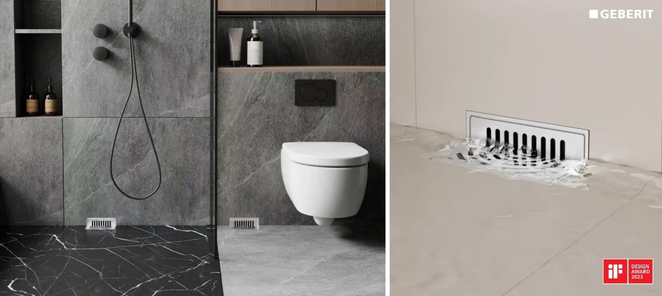 吉博力侧墙式地漏,吉博力长条形地漏