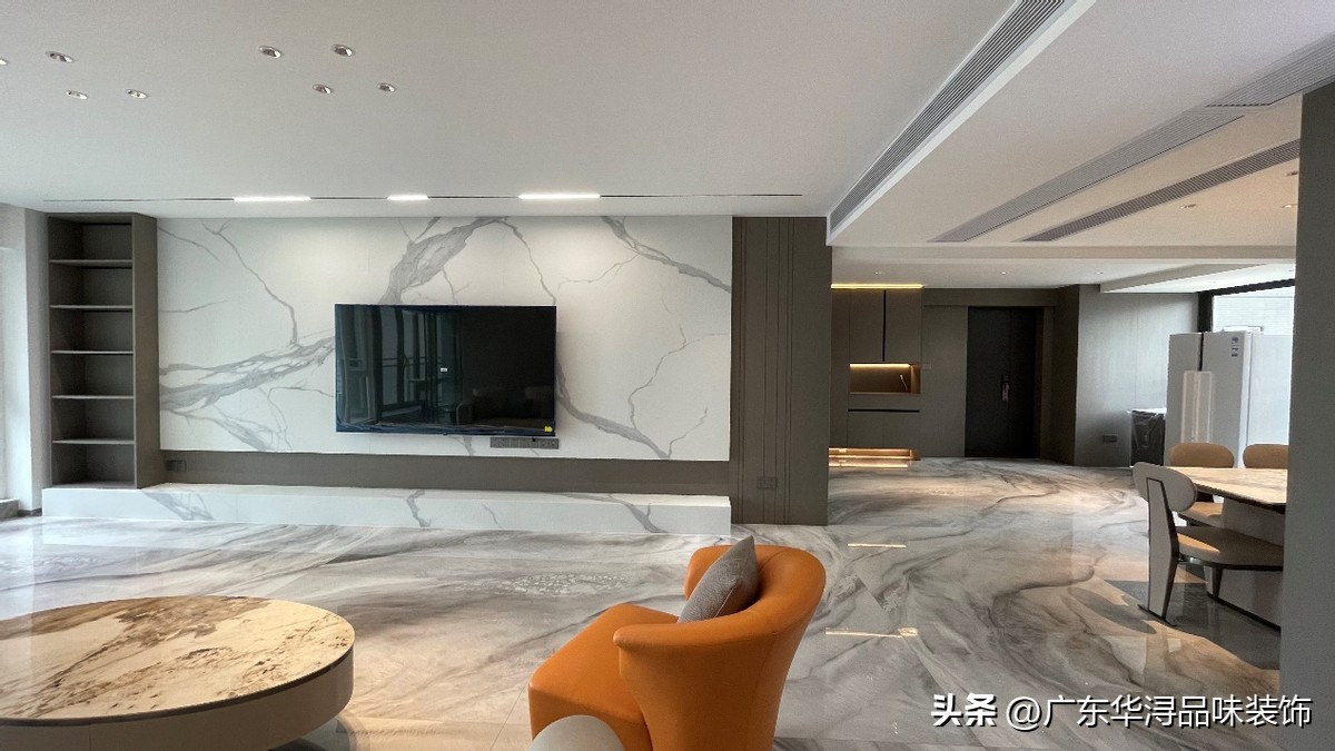 现代轻奢黑白灰风格全屋搭配110平,112平轻奢风灰色简约系