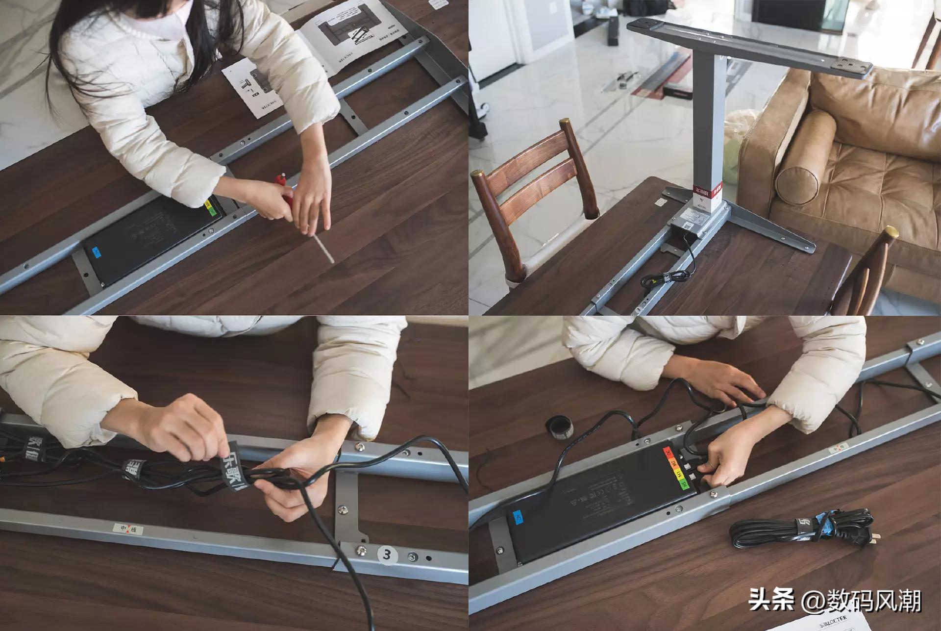 乐歌升降桌灰胡桃木,乐歌e5-n黑胡桃木色电动升降桌