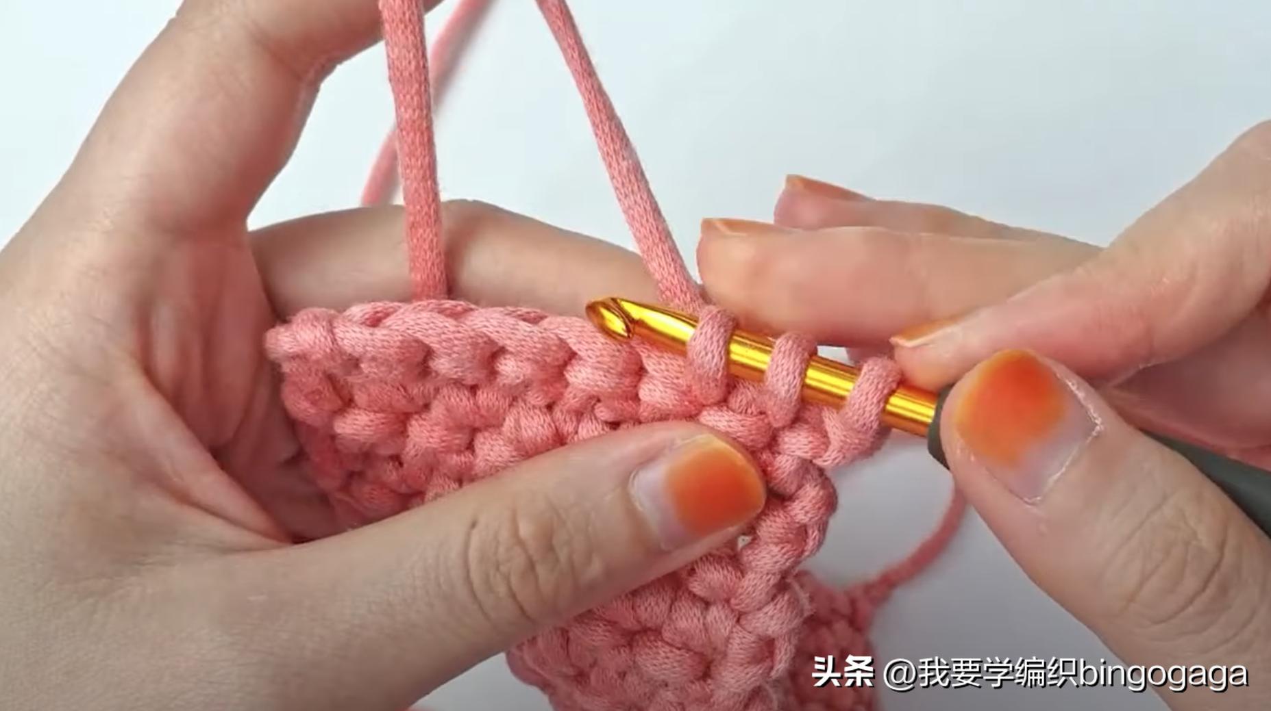 祖母方格小包包拼接编织教程,方形镂空小花包编织教程