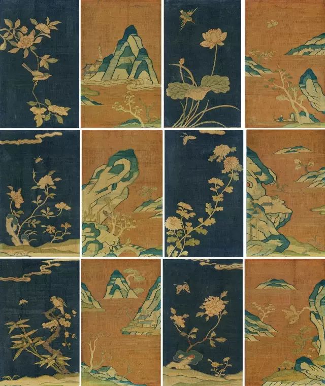 缂丝作品梅雀图,缂丝花鸟作品