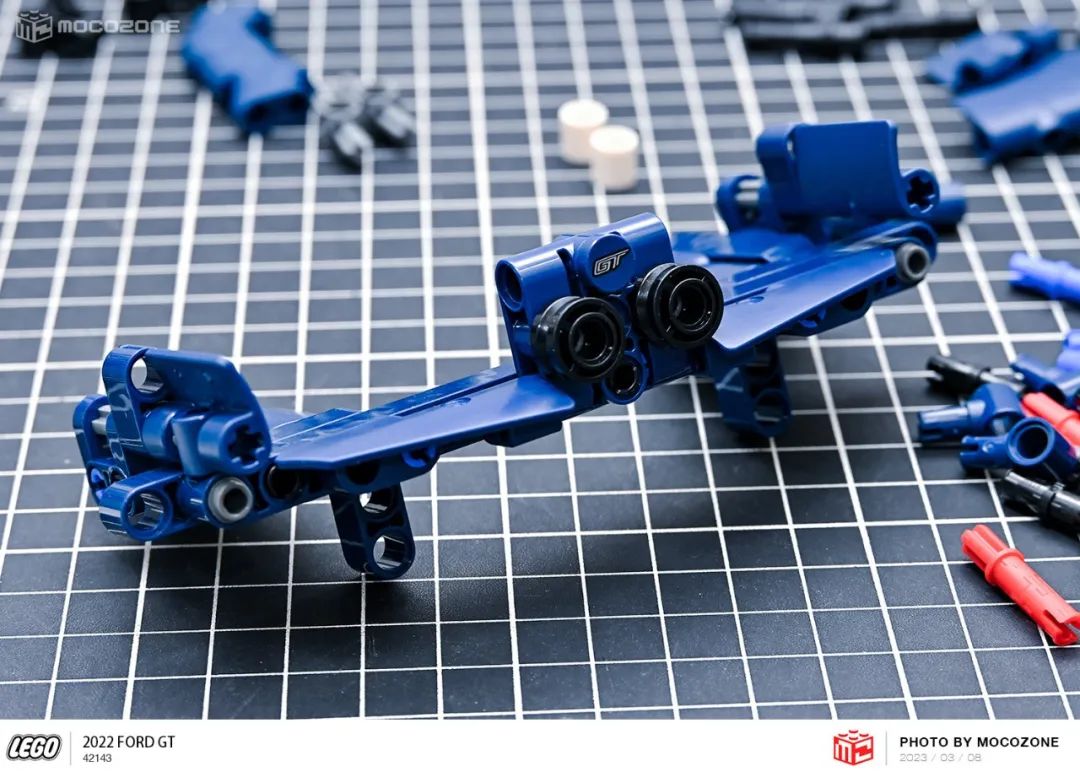 乐高积木福特gt跑车,福特gt2022