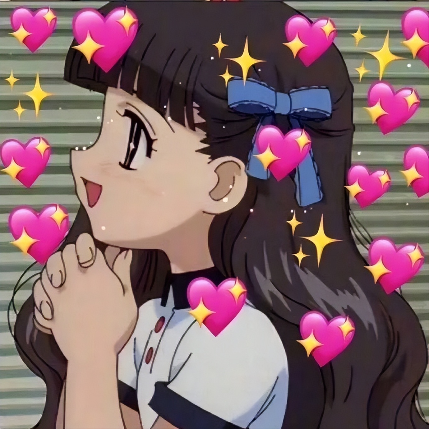 爱心中枪表情包,爱心表情包教程