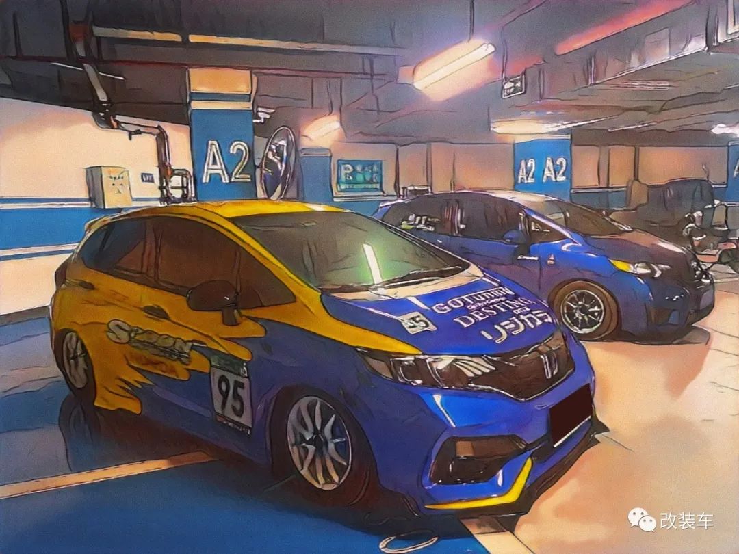 一代飞度spoon改装,spoon涂装美系车