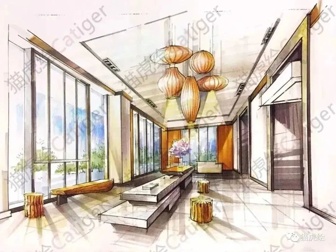 猫虎画,猫虎绘画