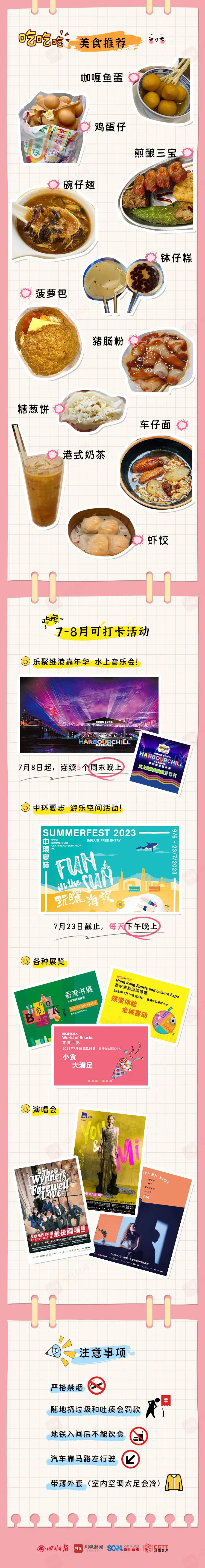 坐高铁去香港全攻略,香港旅行攻略手帐