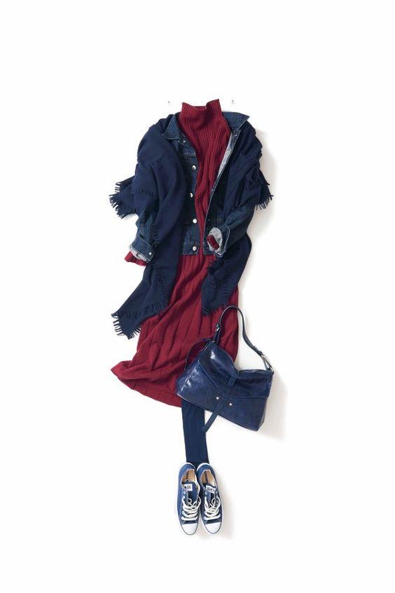 50多岁选什么颜色百搭时尚,2024新年高级感红色穿搭