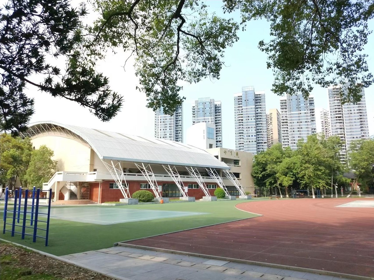 自贡市蜀光中学全貌,自贡市蜀光中学主楼历史