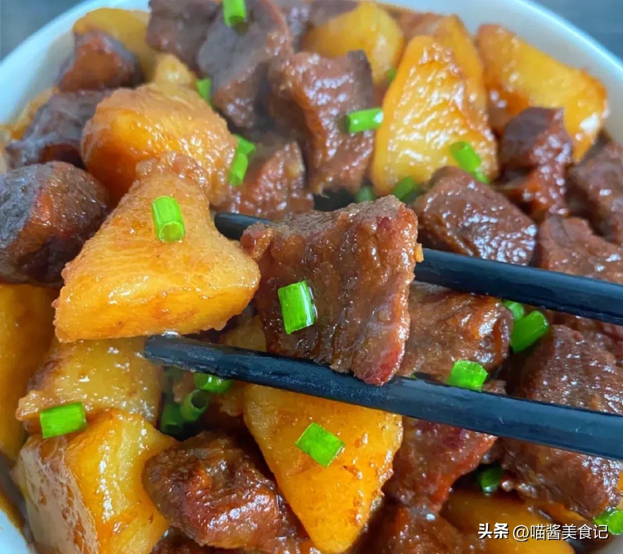 最简单的土豆炖牛肉,炖牛肉土豆家常做法