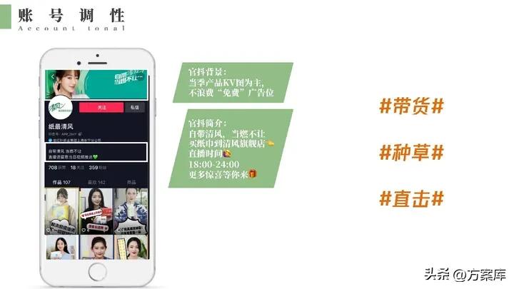 2021清风纸巾短视频代运营规划方案