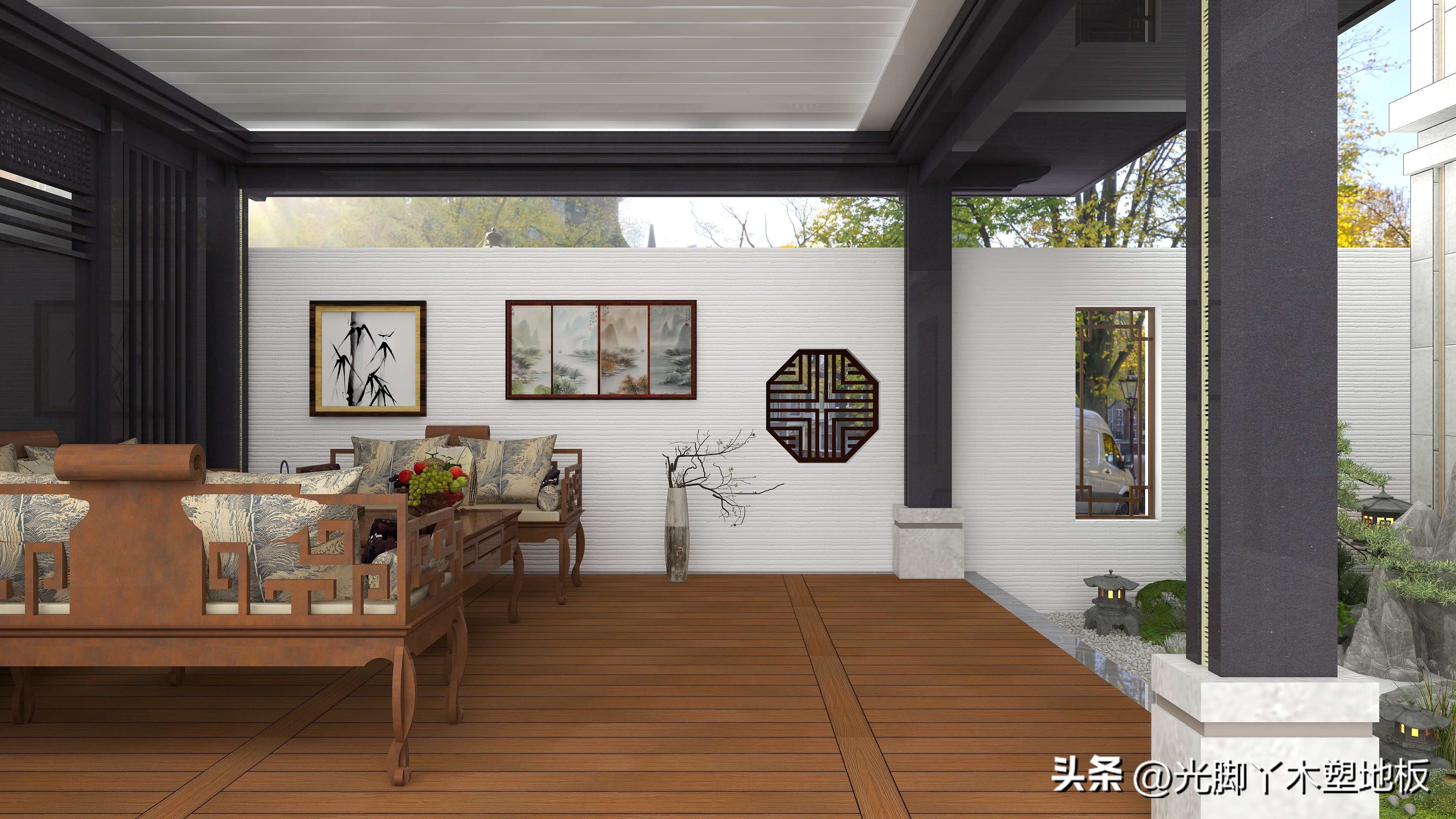 木塑材料：引领户外园林新潮流！木塑产品：绿色环保的独特风景