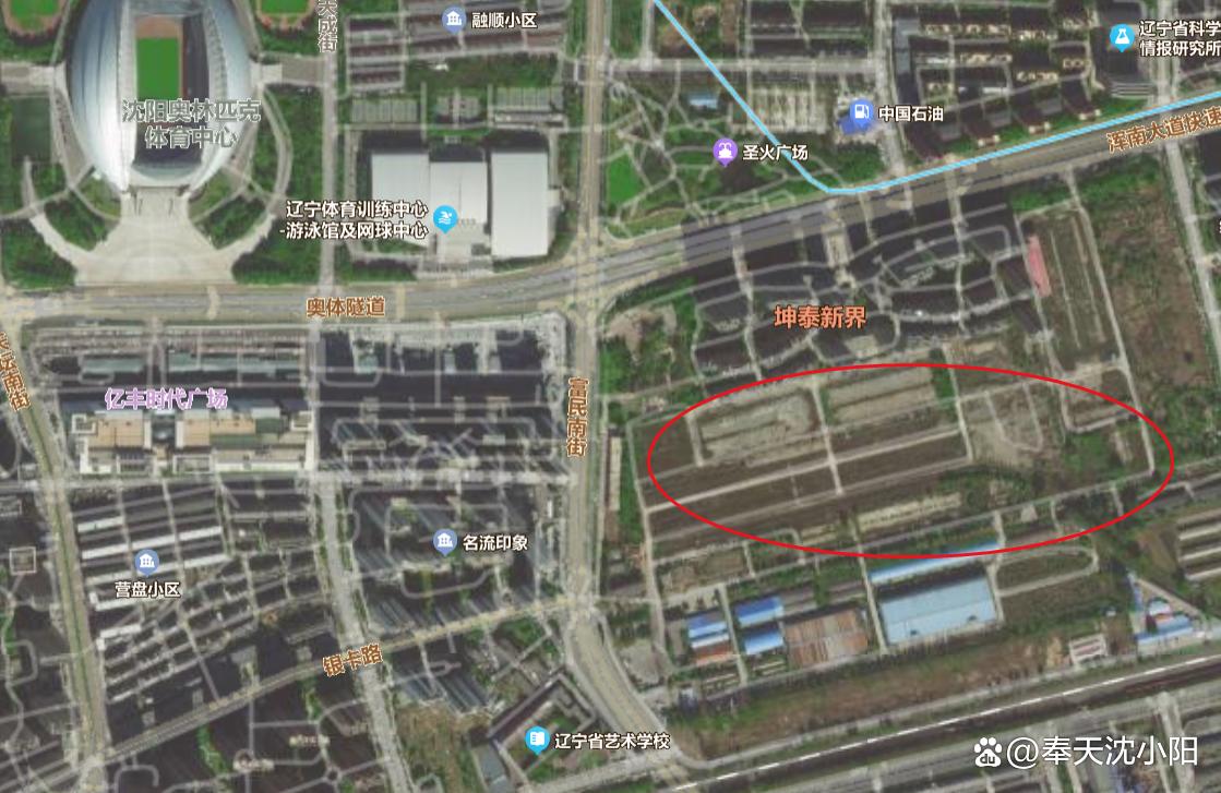 浑南奥体空地,沈阳奥体旁边是啥