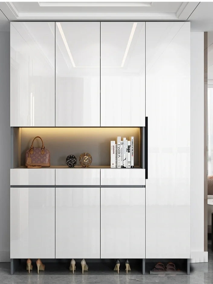 鞋柜餐柜一体效果图进门小户型,餐厅鞋柜储物柜设计图