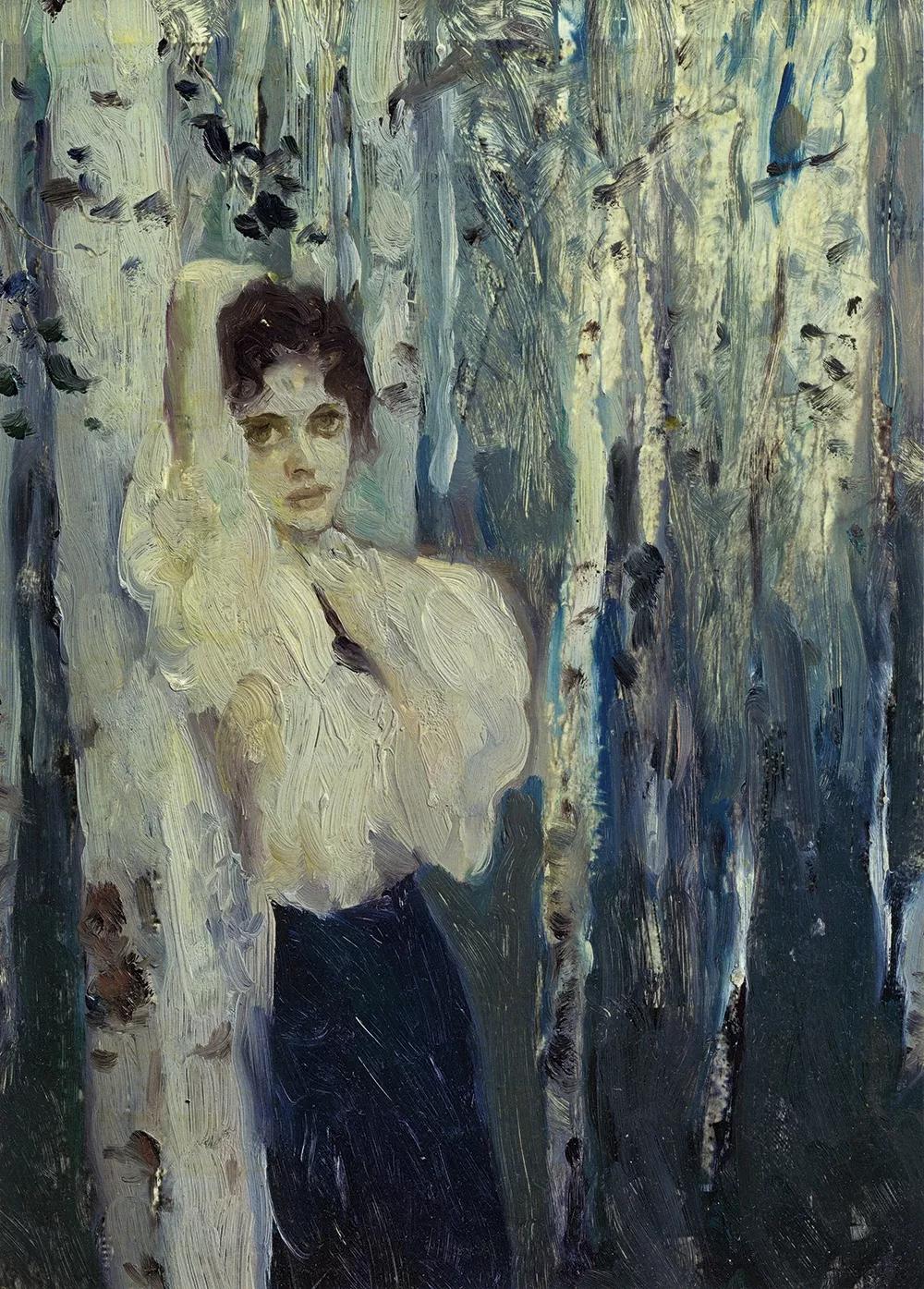 罗中立何多苓油画欣赏,何多苓人物油画教学视频