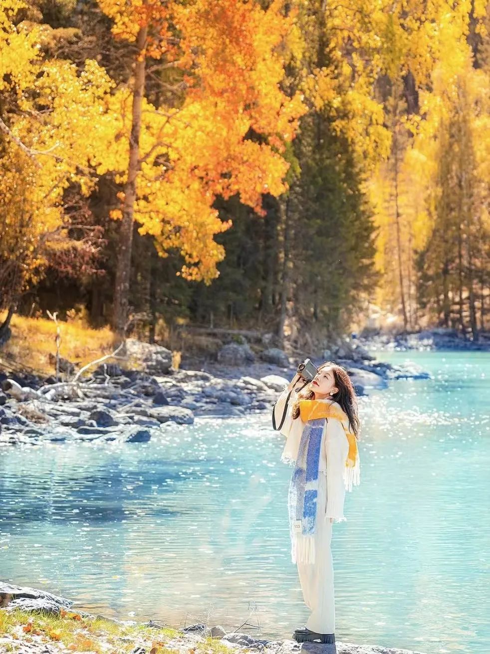 秋季喀纳斯,喀纳斯之秋风景画