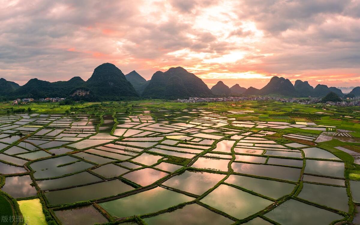 广西农村山水田园美景,广西7处山水田园风光